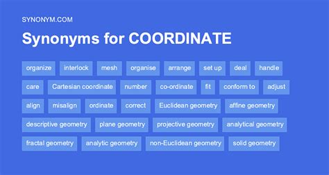another word for coordinating.